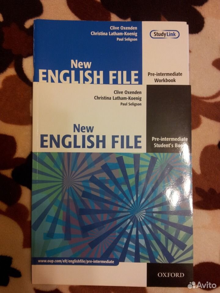 Учебники английского языка Oxford New English file