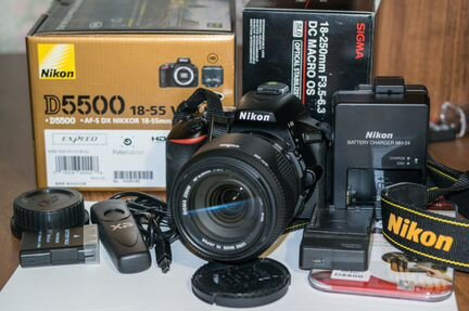 Nikon D5500+ Sigma18-250 F3.5-6.3+yongnuoYN 35F2