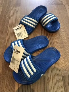 Новые синие сланцы Adidas р-р 28 (17 см)