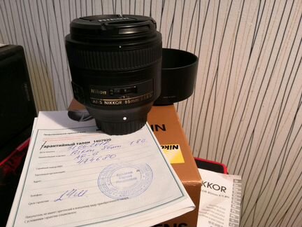 Объектив Nikon AF-S Nikkor 85mm 1:1,8G