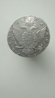 Монета рубль 1771