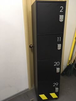 Шкафчики с кодовым замком