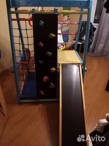 Детский напольный спортивный комплекс с матом