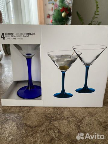 Новые бокалы 4 шт