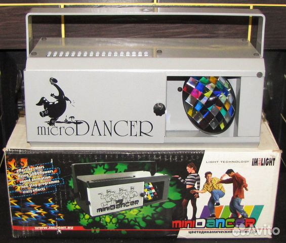 Светомузыка Microdancer Disco 50 IML Цвет Gobo Mic