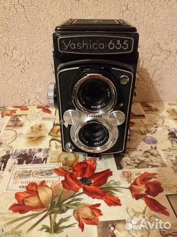 Антикварный фотоаппарат Yashica-635 1958 года