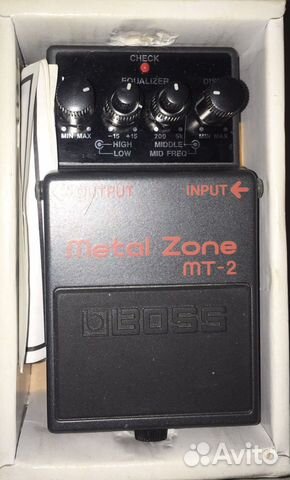 Гитарная педаль boss MT-2 обмен на boss DS-2