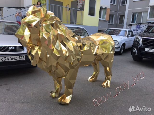 Объемная фигура из картона, декор