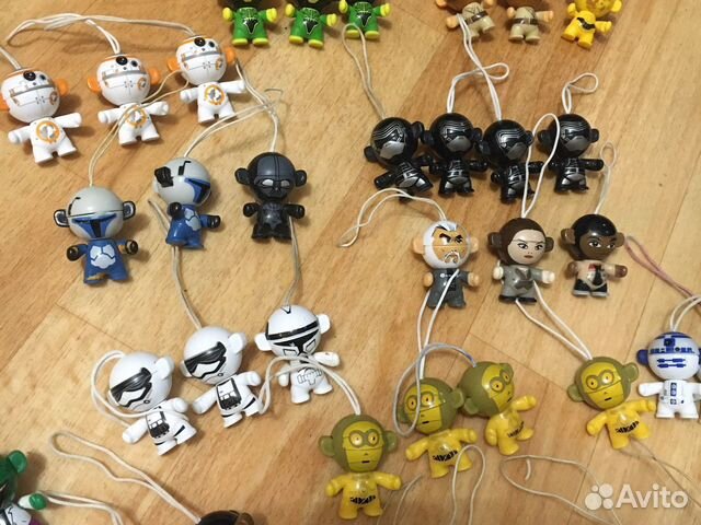 Фигурки киндер сюрприз брелок зведные войны, супер