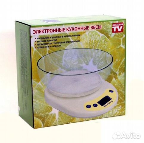 Кухонные весы электронные С чашей