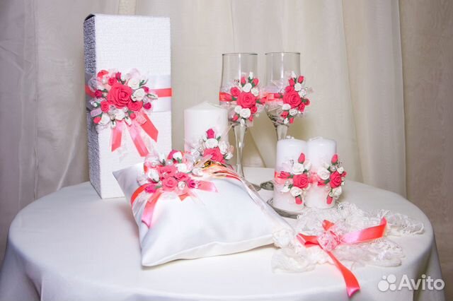 Свадебные аксессуары, бокалы, очаг, повязка