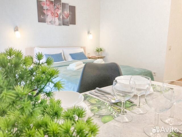 

Квартира-студия, 43 м², 2 кровати