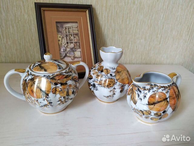 Сервиз СССР чайный Золотая осень остатки