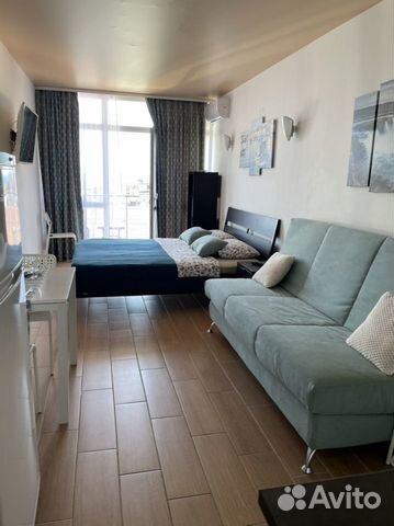 

Квартира-студия, 30 м², 2 кровати