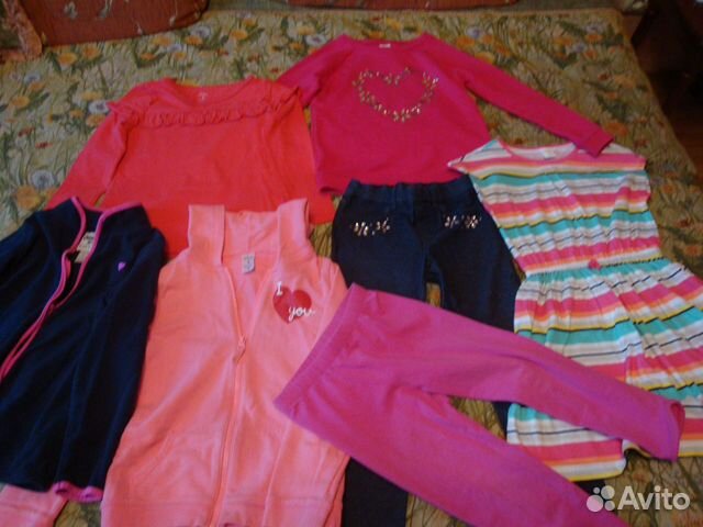 Пакет одежды для девочки 7-8 лет(Gymboree)