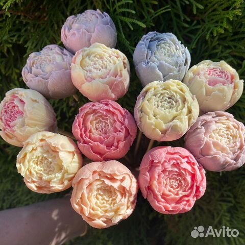 Букет из пионов шоколадных казань съедобные пионы