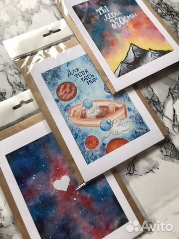 Открытка с конвертом