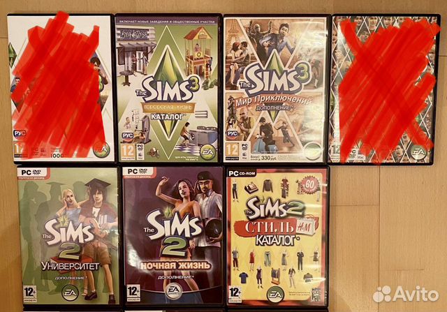 Диски Sims 2, Sims 3
