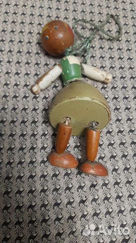Деревянная игрушка СССР, девочка