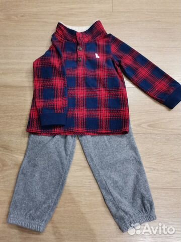 Тёплый костюм на мальчика Carters р. 92