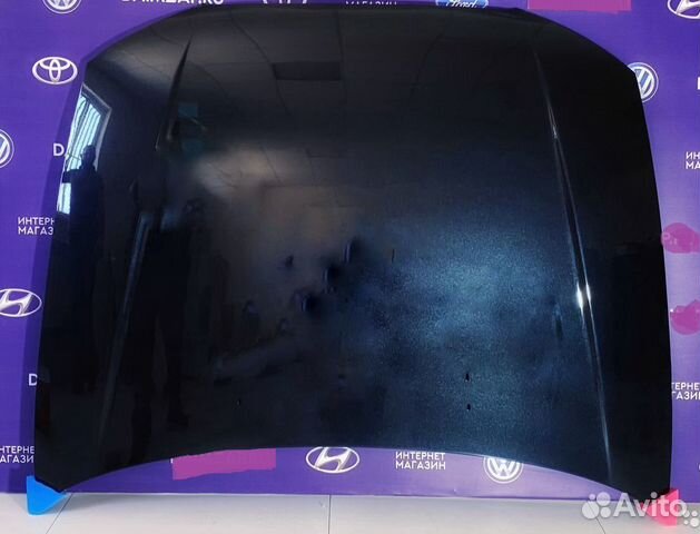 Капот hyundai accent черный