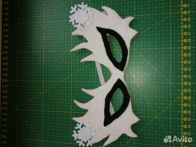 Маска снежинка, свекла, чеснок