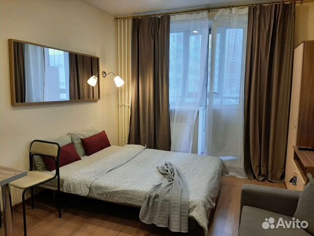 

Квартира-студия, 30 м², 2 кровати
