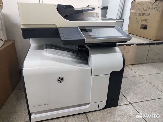 Мфу Цветное офисное HP M570dn+картрижи