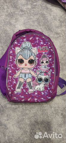 Портфель школьный кукла Лол