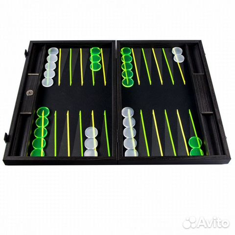 Нарды из дерева с экокожей