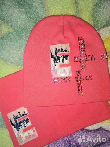 Комплект шапка и снуд