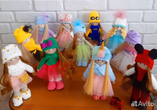 Интерьерные текстильные куклы