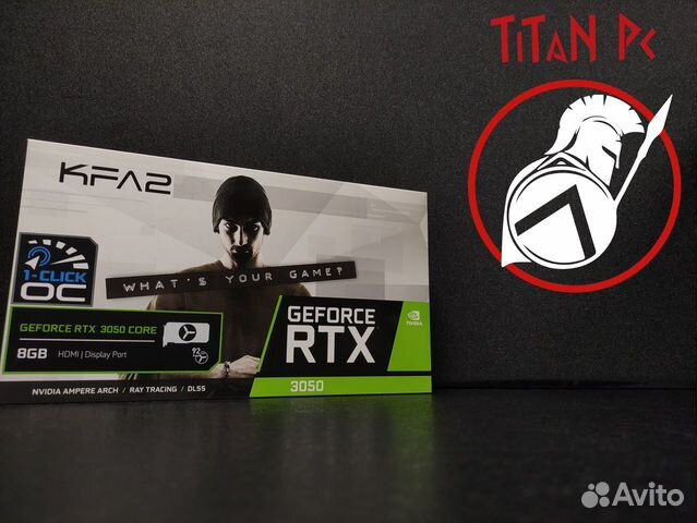 KFA2 RTX 3050 1-Click OC 8gb / Обмен