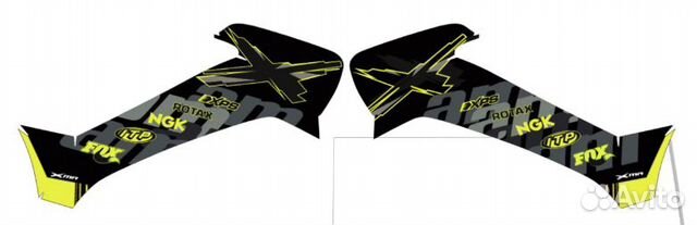 BRP G2 can-am XMR наклейки на боковой пластик