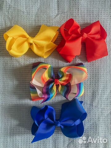Бант-заколка для волос, разные цвета