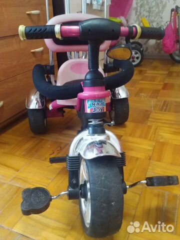 Велосипед с родительской ручкой