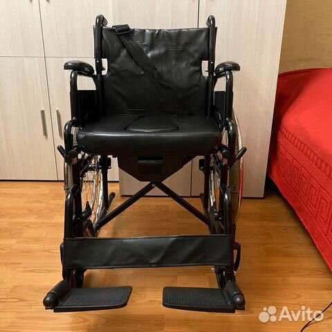 Кресло-коляска с санитарным оснащением Армед Н011А