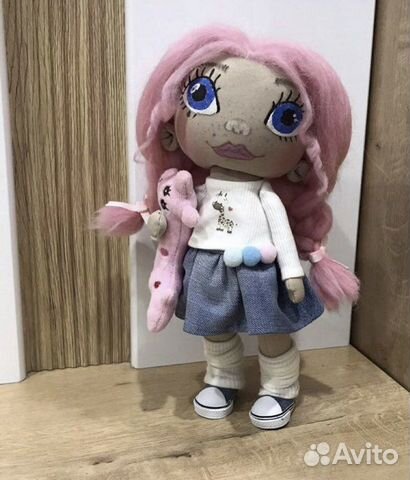 Кукла интерьерная текстильная