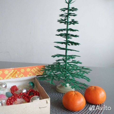 Ёлочка малютка с игрушками СССР