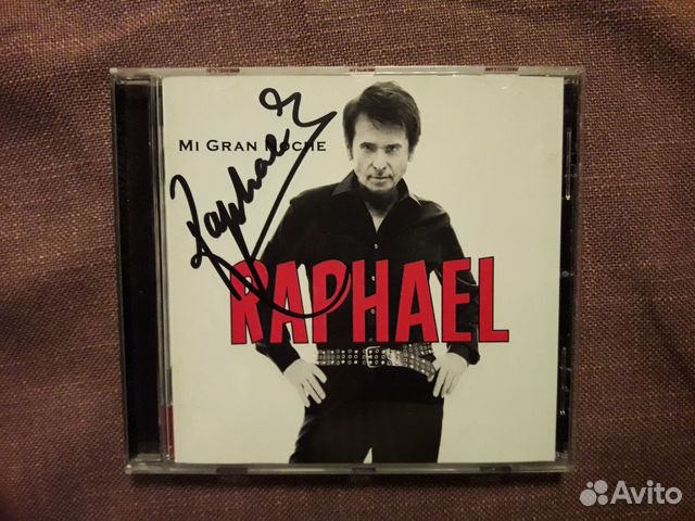 CD с автографом Рафаэля 2014 г