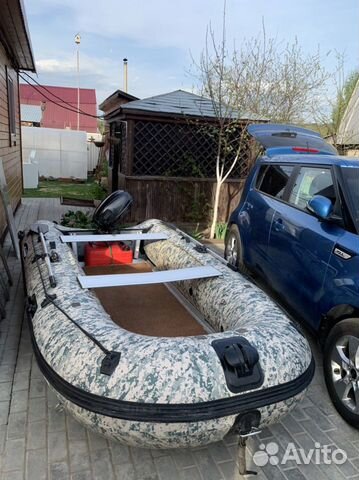 Лодка гладиатор 370 + мотор гладиатор 9,9(15л.с)