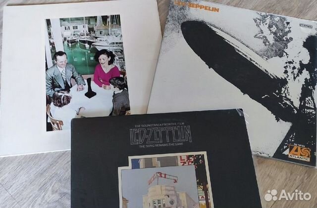 Виниловые пластинки Led Zeppelin (3 альбома)