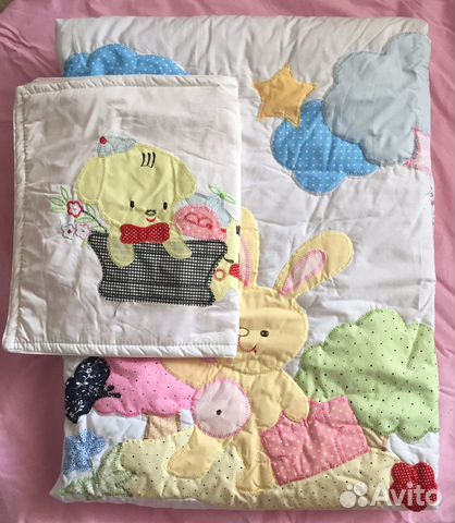 Одеяло и наволочка детская