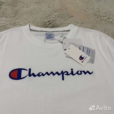 Футболка Champion белая M/L/XL