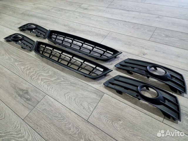 Решётки бампера под птф Volkswagen Passat CC 08-12