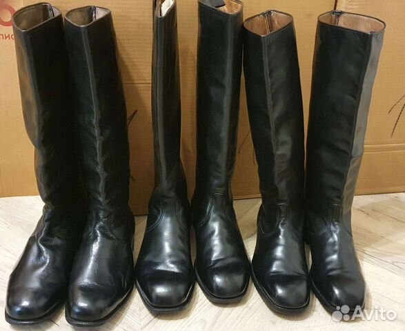 41 размера немецкие хромовые сапоги гдр 1949,1952г