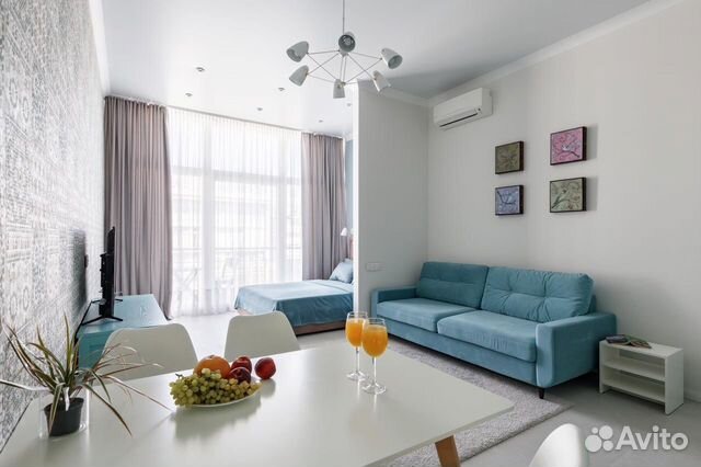 

Квартира-студия, 38 м², 2 кровати