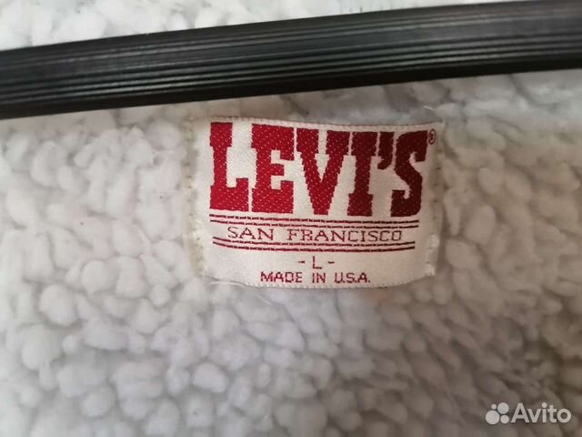 Джинсовая куртка мужская Sherpa Trucker Levis L