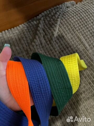 Пояс оранжевый для единоборств