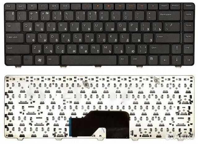 Клавиатура для Dell Inspiron 1370 13z черная